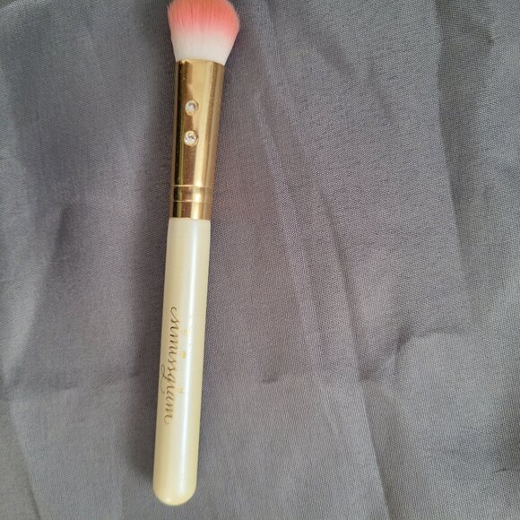 Slmissglam Small Contour W07 Makeup Brush With Rhinestone Accents - Picture 1 of 6